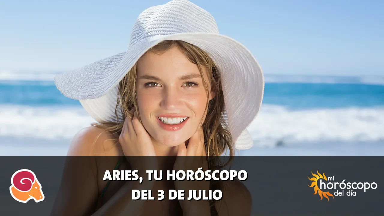Horóscopo de Aries del viernes 3 de julio de 2026
