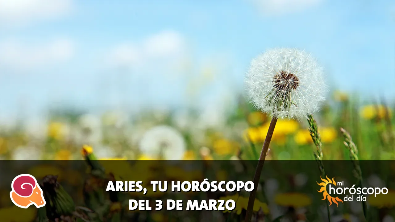Horóscopo de Aries del martes 3 de marzo de 2026