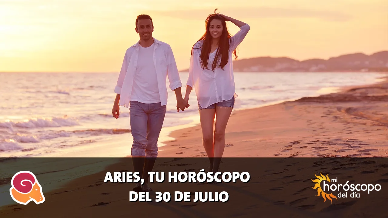 Horóscopo de Aries del jueves 30 de julio de 2026