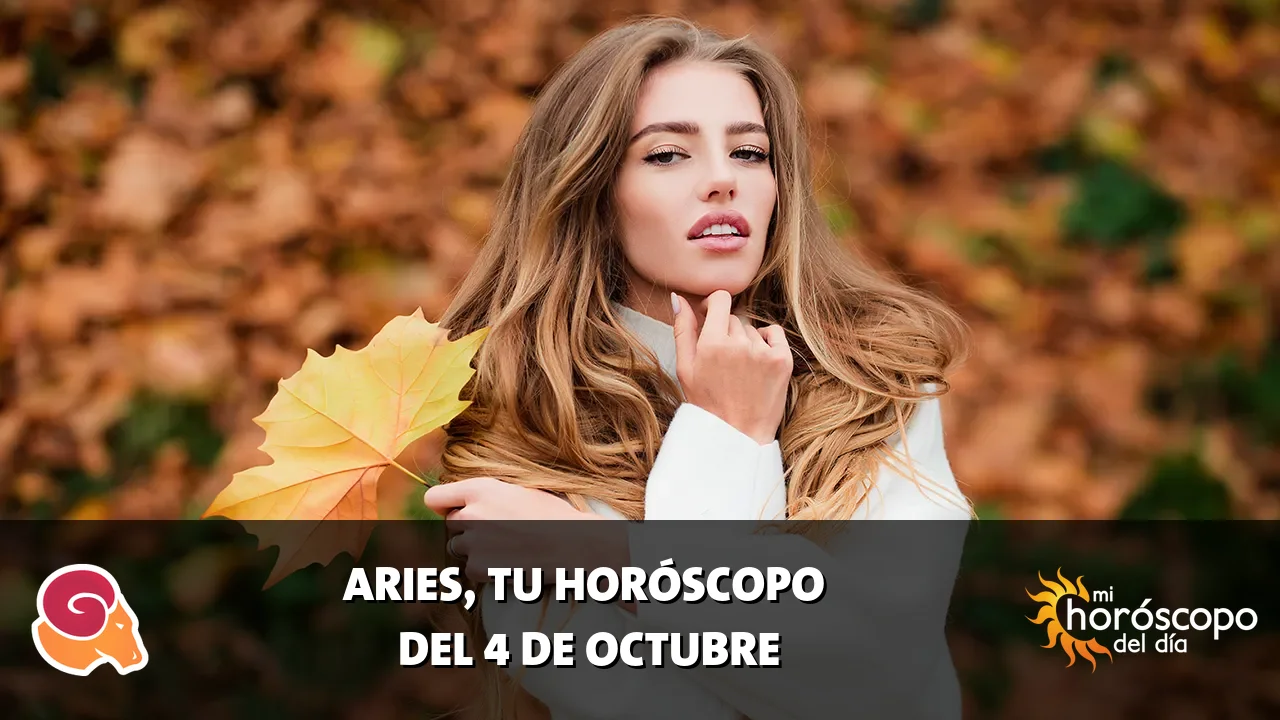 Horóscopo de Aries del domingo 4 de octubre de 2026