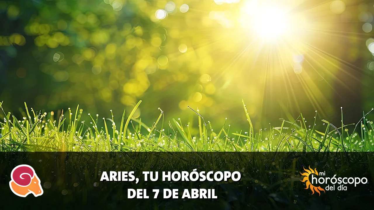 Horóscopo de Aries del martes 7 de abril de 2026