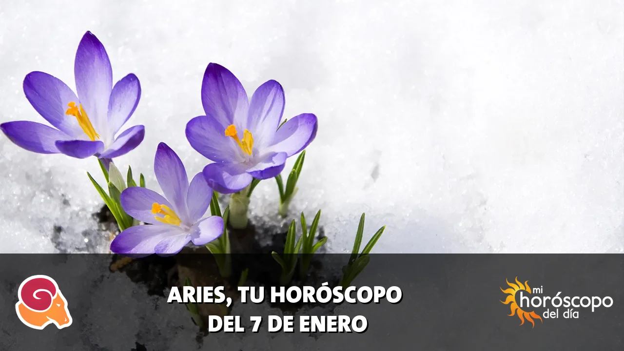 Horóscopo de Aries del miércoles 7 de enero de 2026