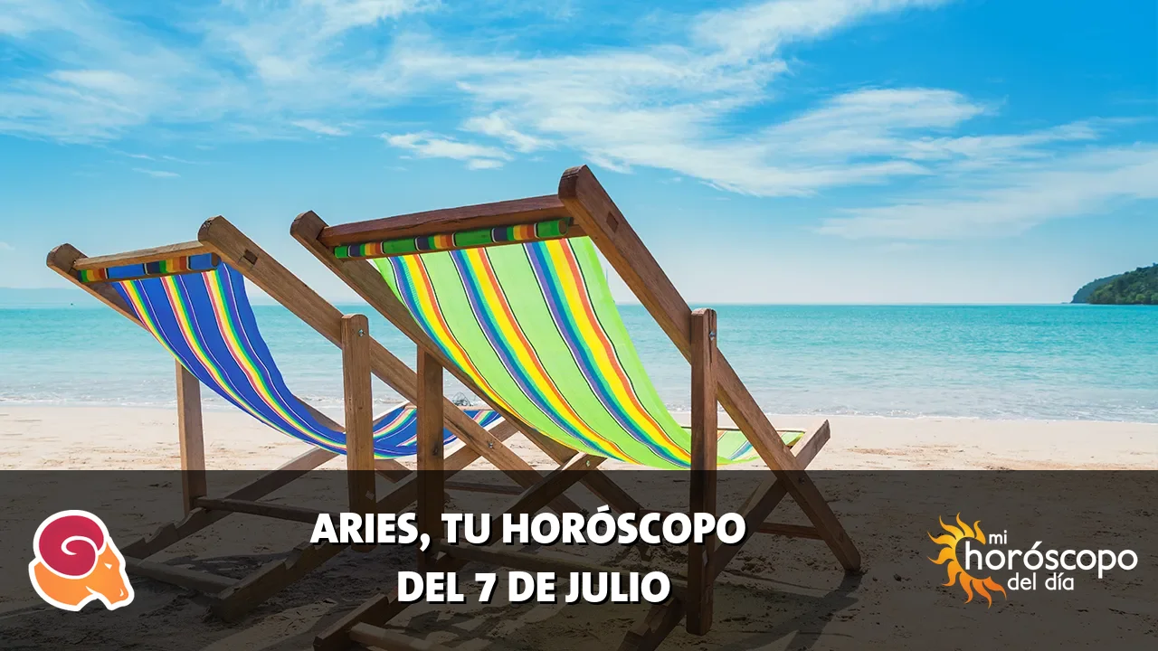 Horóscopo de Aries del martes 7 de julio de 2026