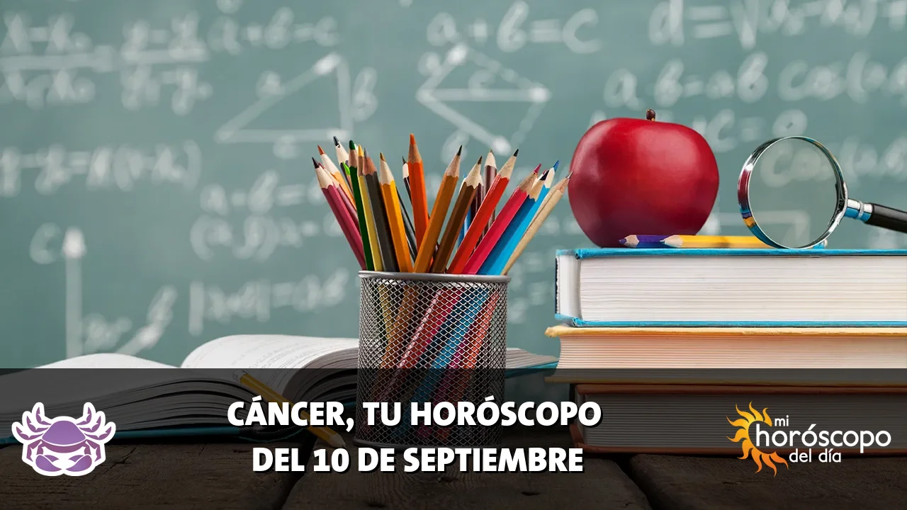 Horóscopo de Cáncer del jueves 10 de septiembre de 2026