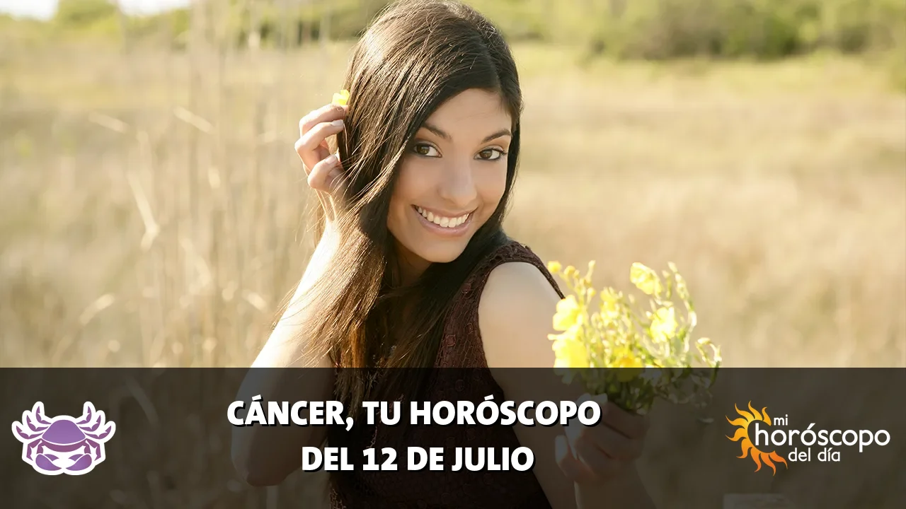Horóscopo de Cáncer del domingo 12 de julio de 2026