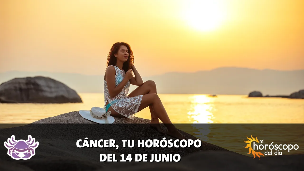 Horóscopo de Cáncer del domingo 14 de junio de 2026