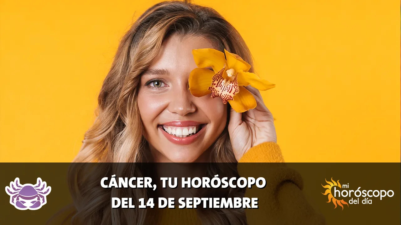 Horóscopo de Cáncer del lunes 14 de septiembre de 2026