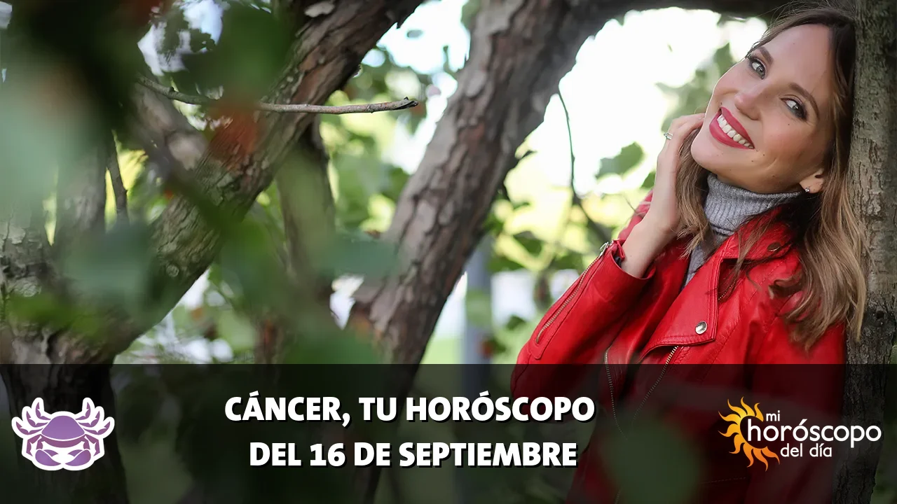 Horóscopo de Cáncer del miércoles 16 de septiembre de 2026