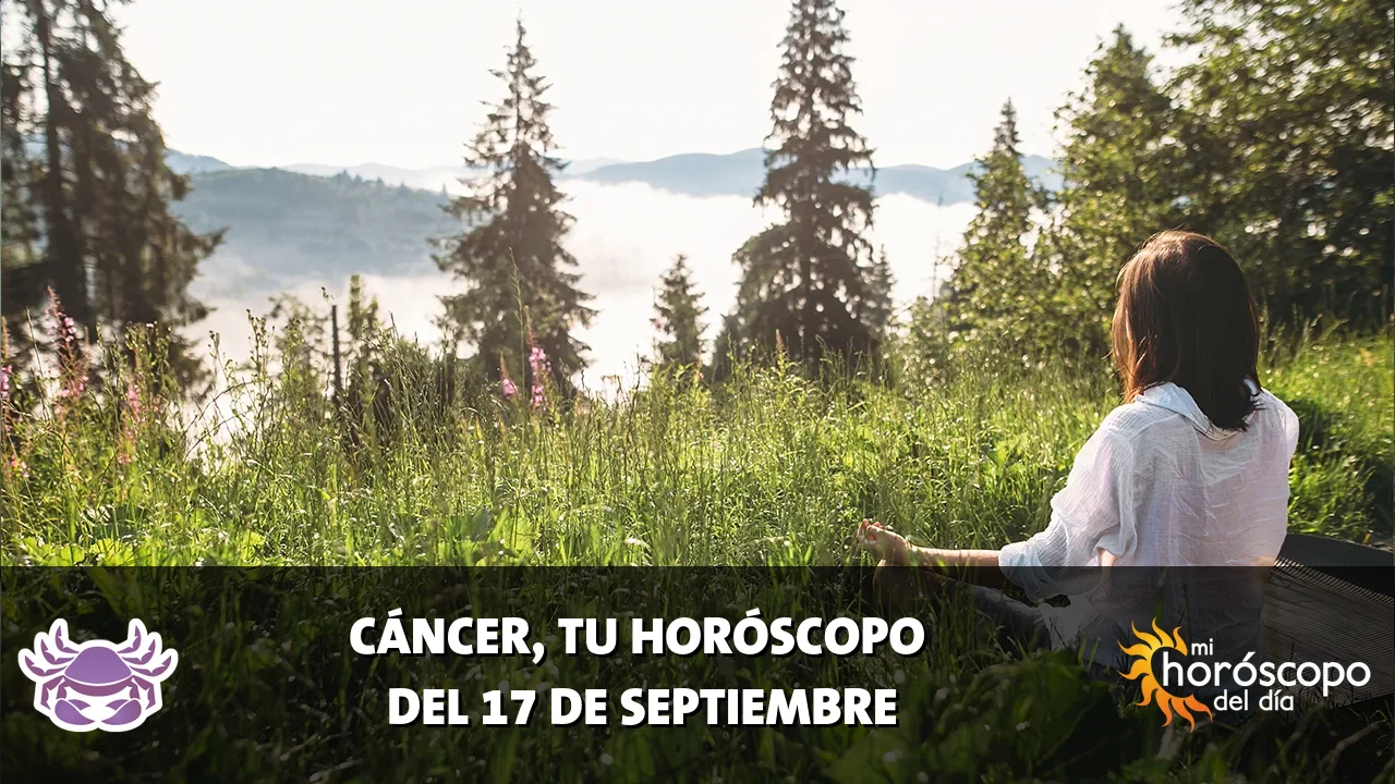 Horóscopo de Cáncer del jueves 17 de septiembre de 2026