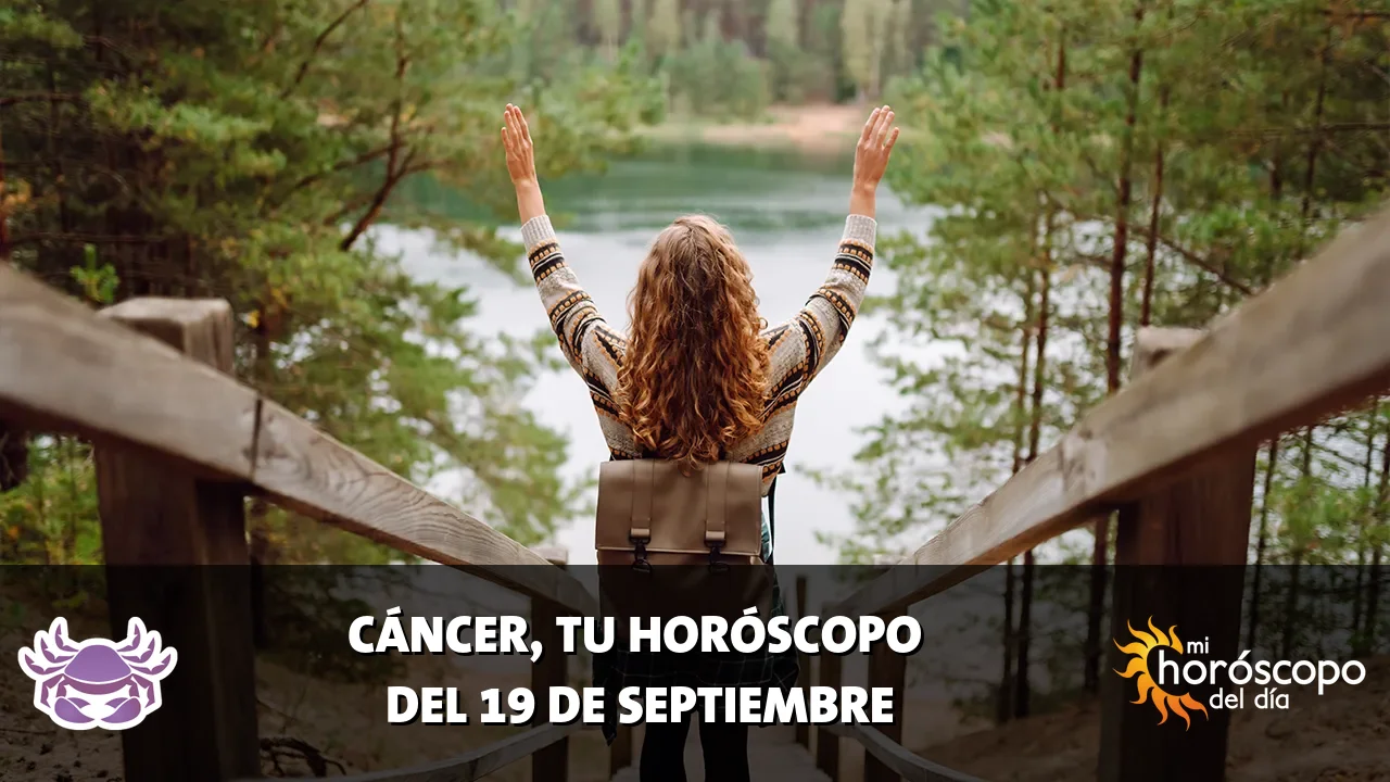 Horóscopo de Cáncer del sábado 19 de septiembre de 2026