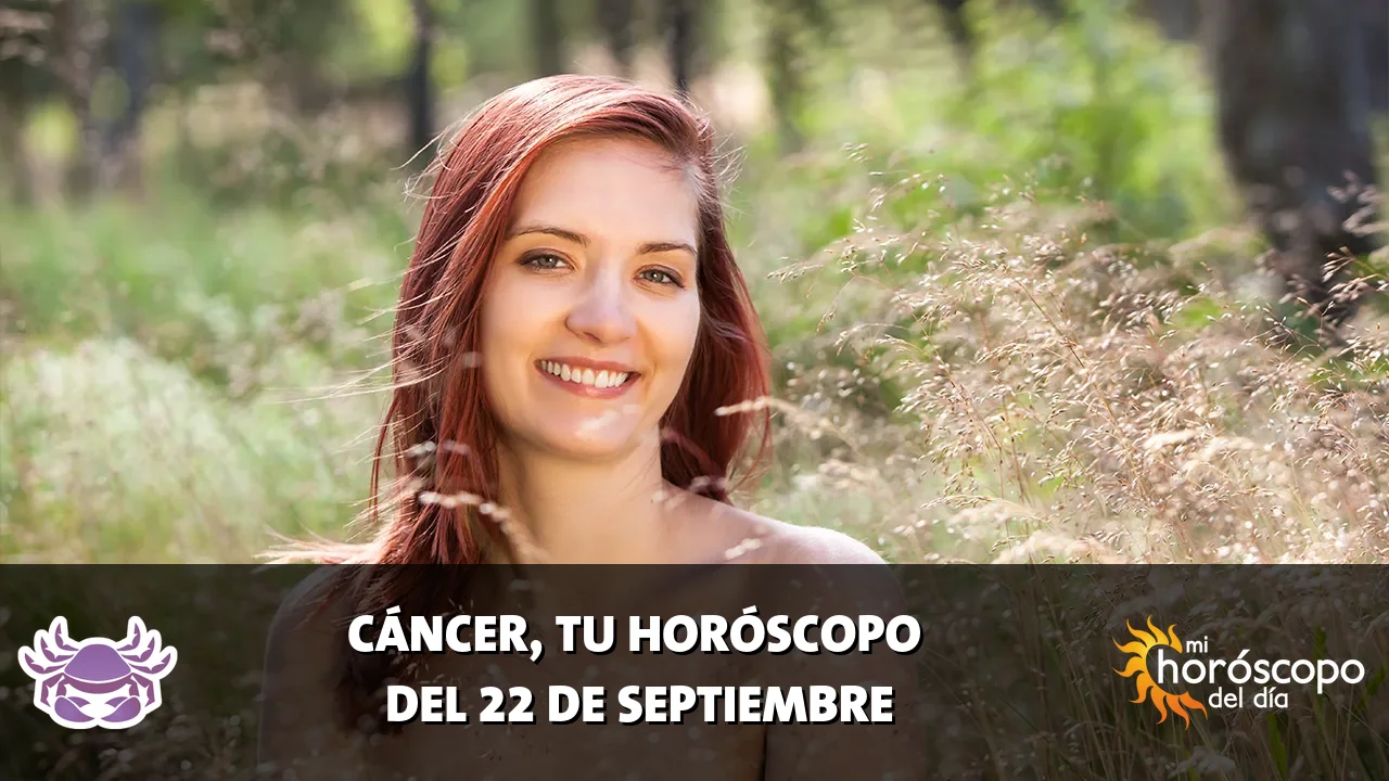 Horóscopo de Cáncer del martes 22 de septiembre de 2026