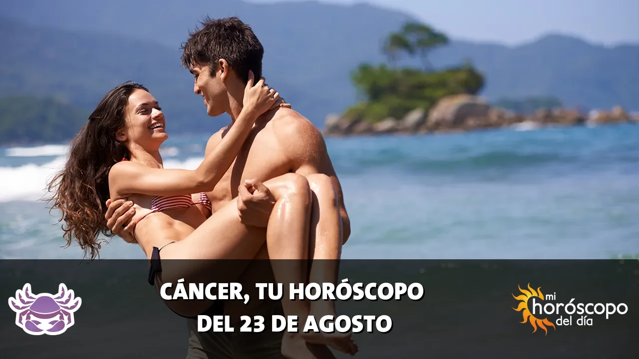 Horóscopo de Cáncer del domingo 23 de agosto de 2026