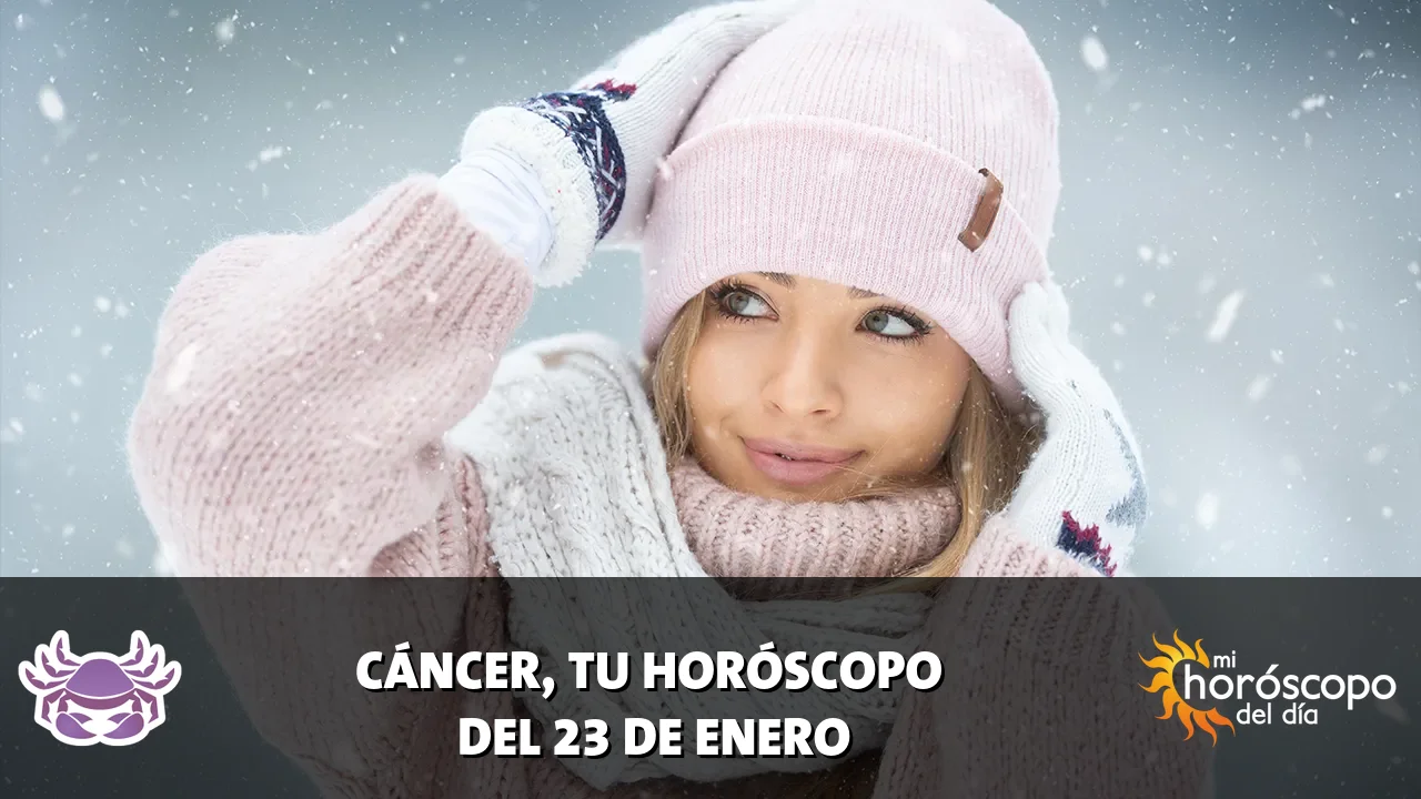 Horóscopo de Cáncer del viernes 23 de enero de 2026
