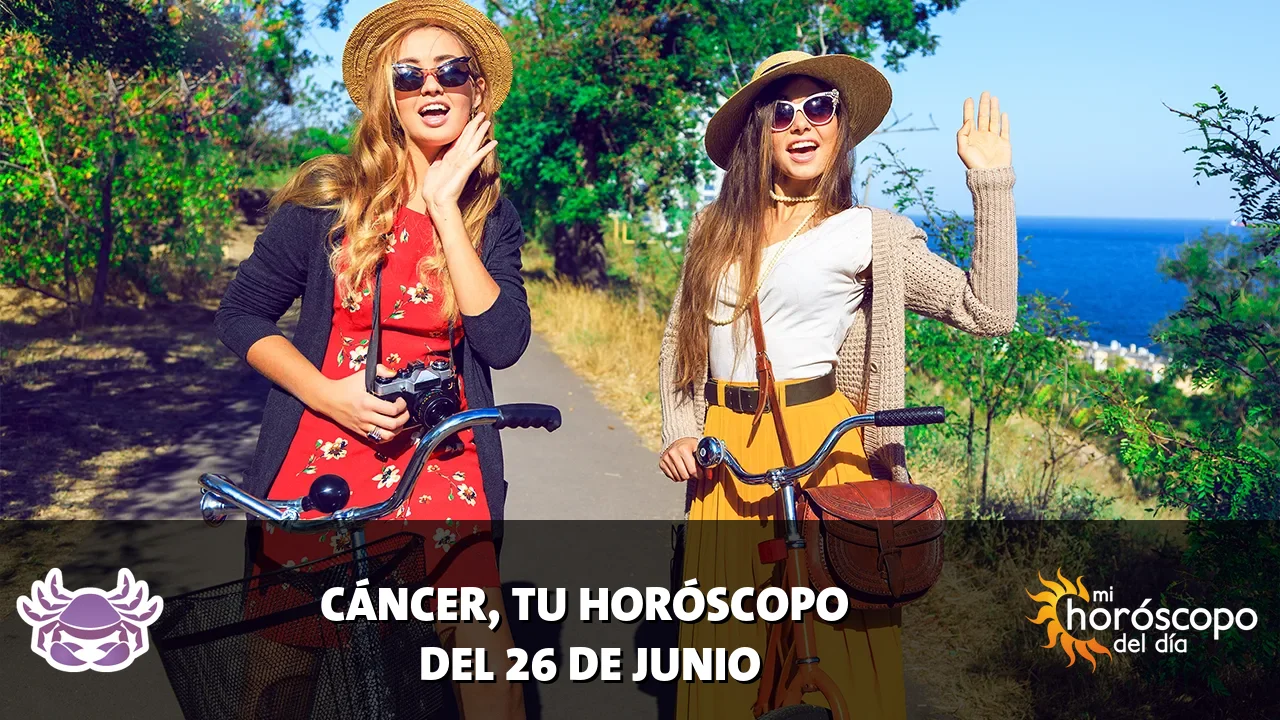 Horóscopo de Cáncer del viernes 26 de junio de 2026