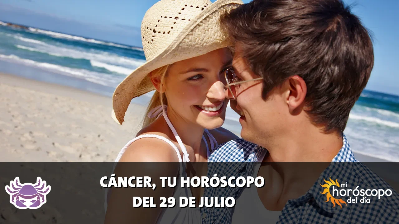 Horóscopo de Cáncer del miércoles 29 de julio de 2026
