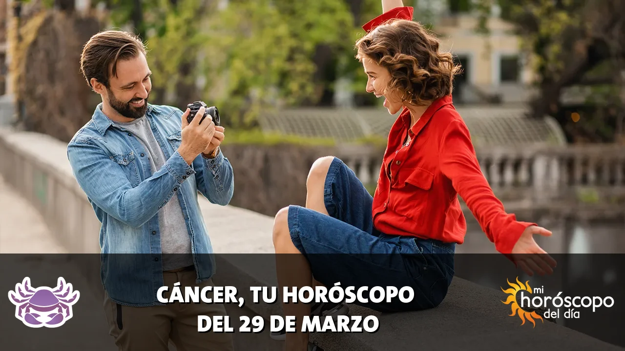 Horóscopo de Cáncer del domingo 29 de marzo de 2026
