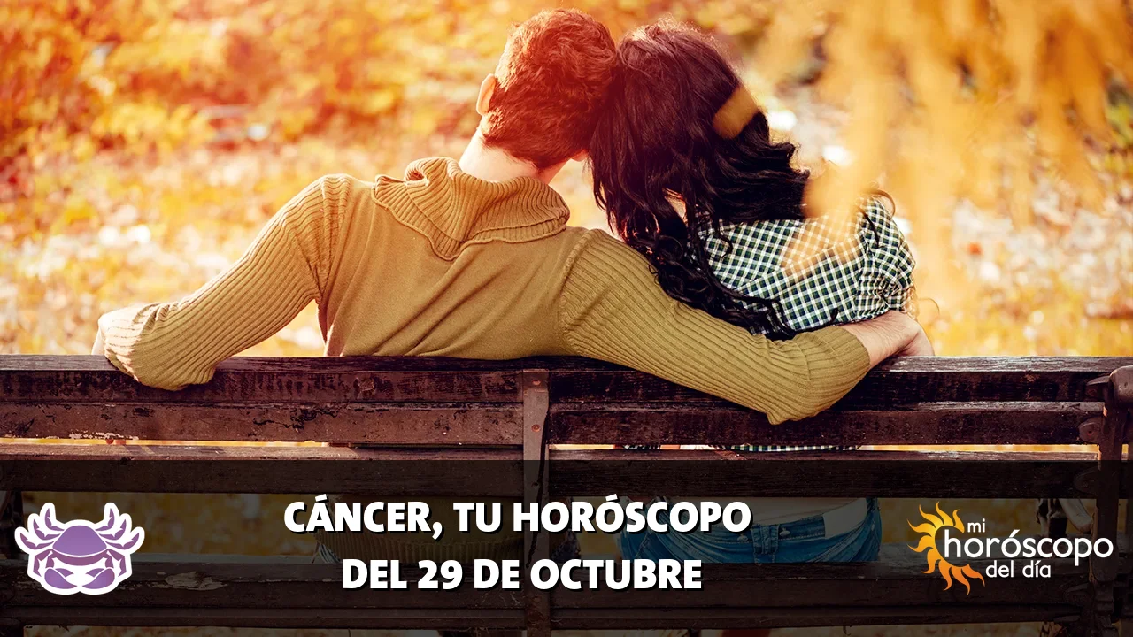 Horóscopo de Cáncer del jueves 29 de octubre de 2026