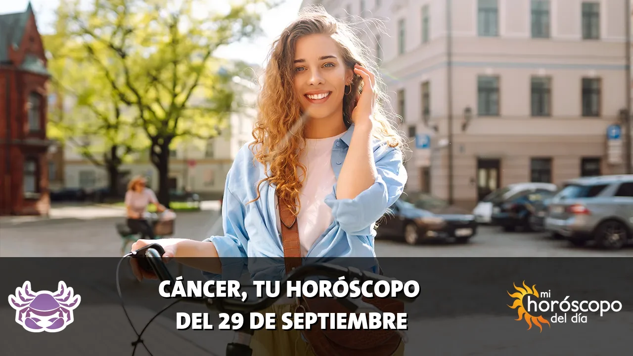 Horóscopo de Cáncer del martes 29 de septiembre de 2026