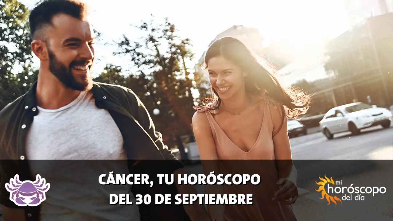 Horóscopo de Cáncer del miércoles 30 de septiembre de 2026