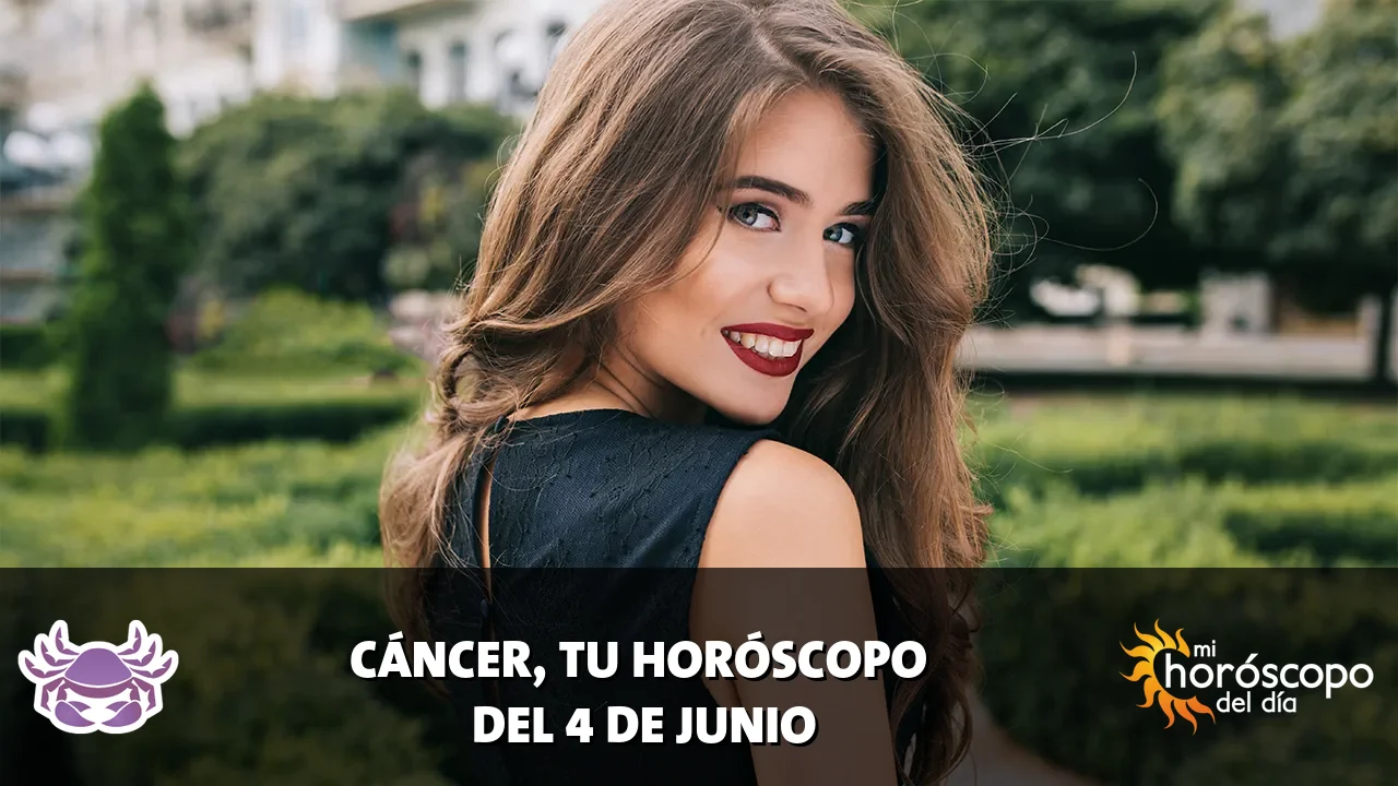 Horóscopo de Cáncer del jueves 4 de junio de 2026