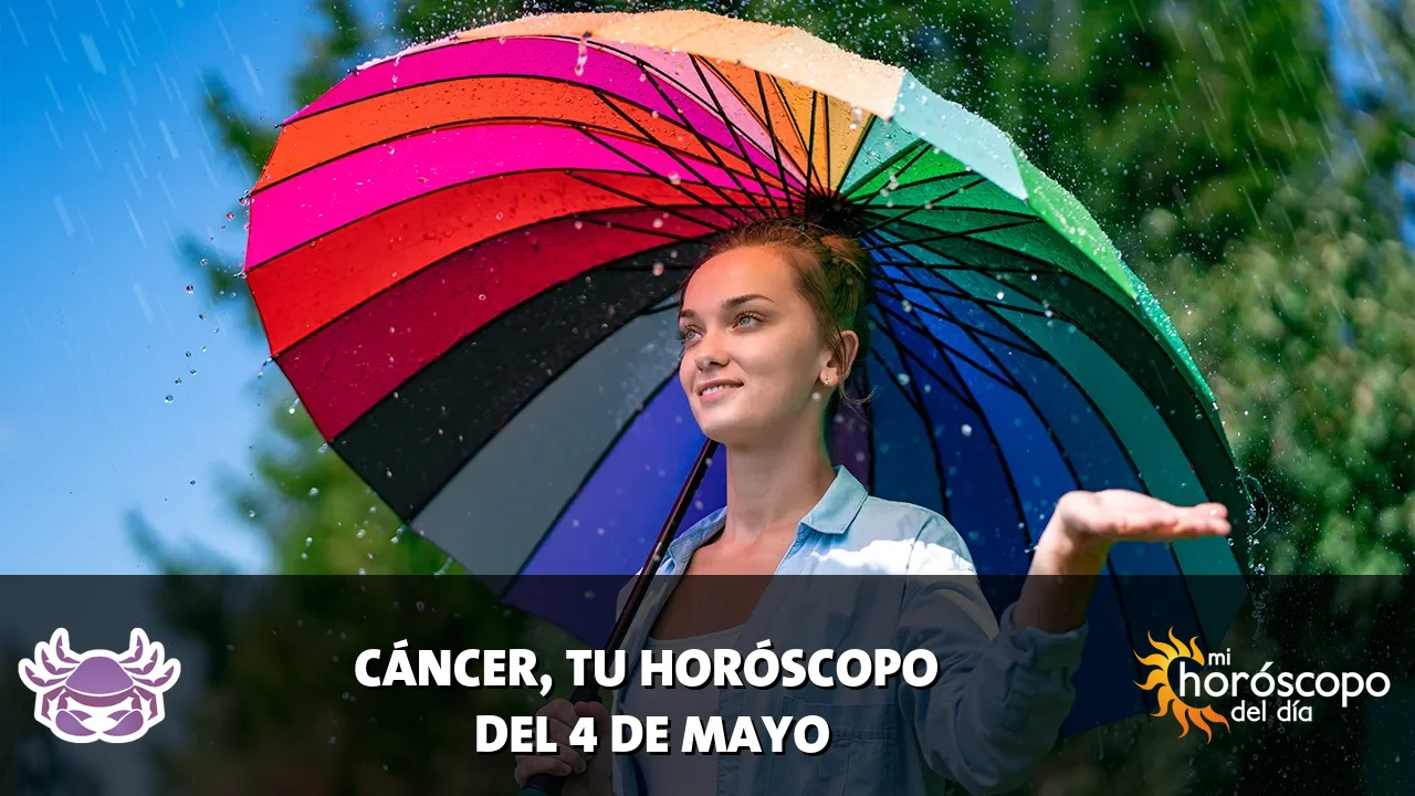 Horóscopo de Cáncer del lunes 4 de mayo de 2026