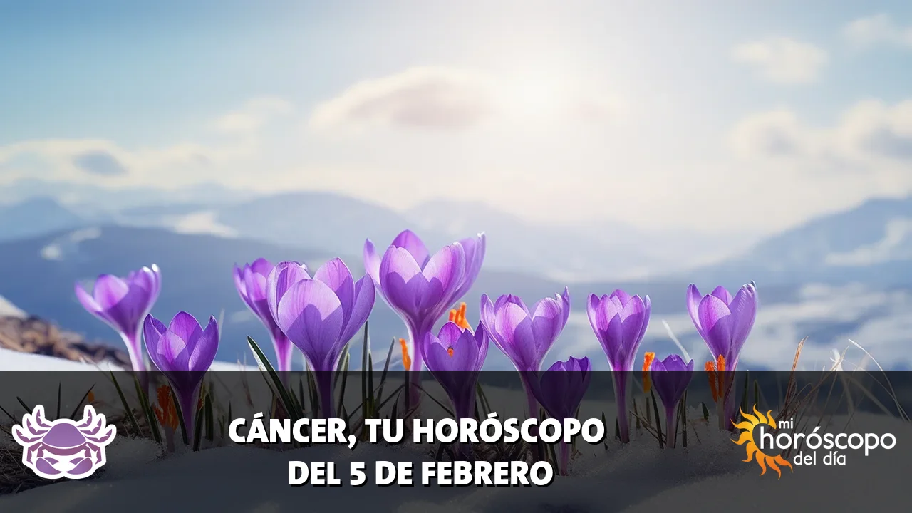 Horóscopo de Cáncer del jueves 5 de febrero de 2026