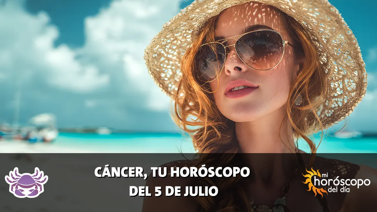Horóscopo de Cáncer del domingo 5 de julio de 2026