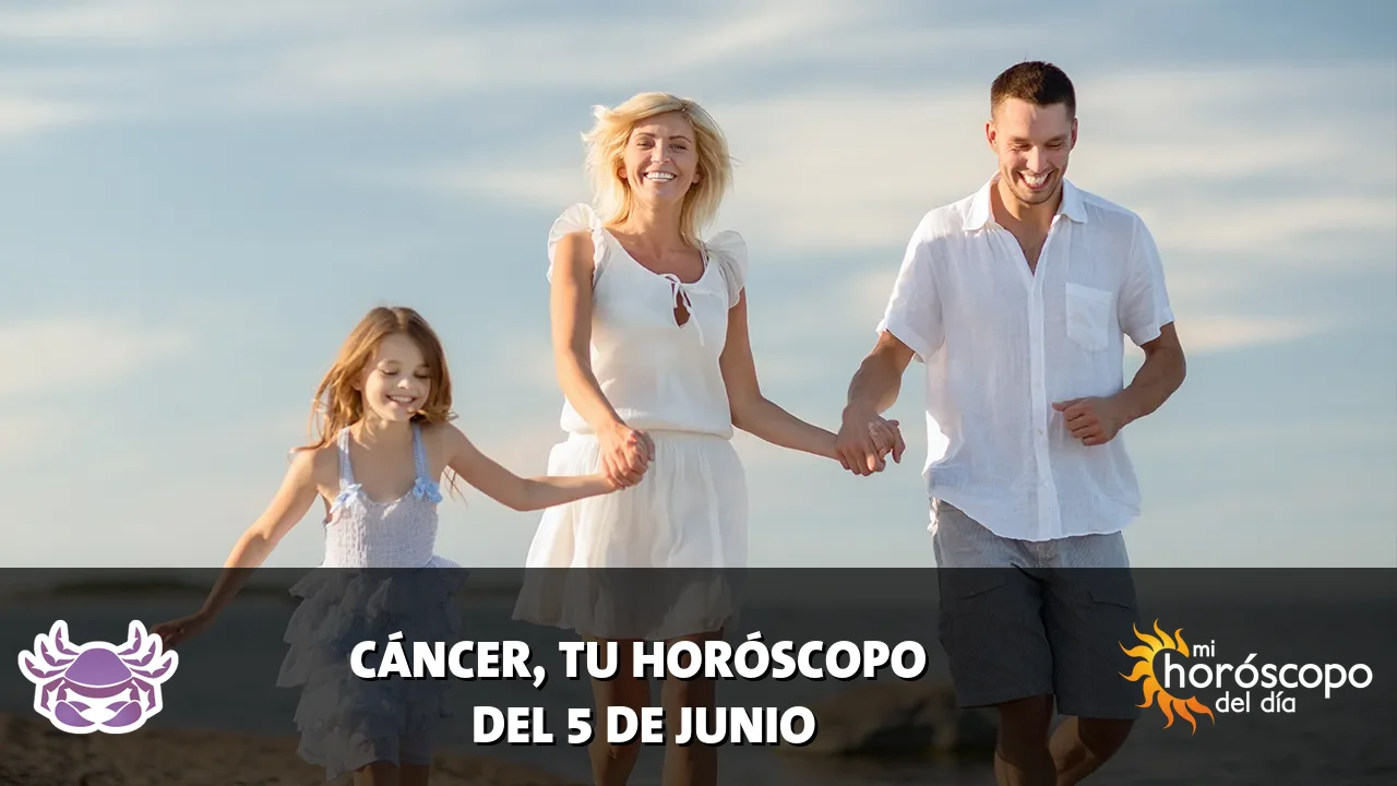 Horóscopo de Cáncer del viernes 5 de junio de 2026