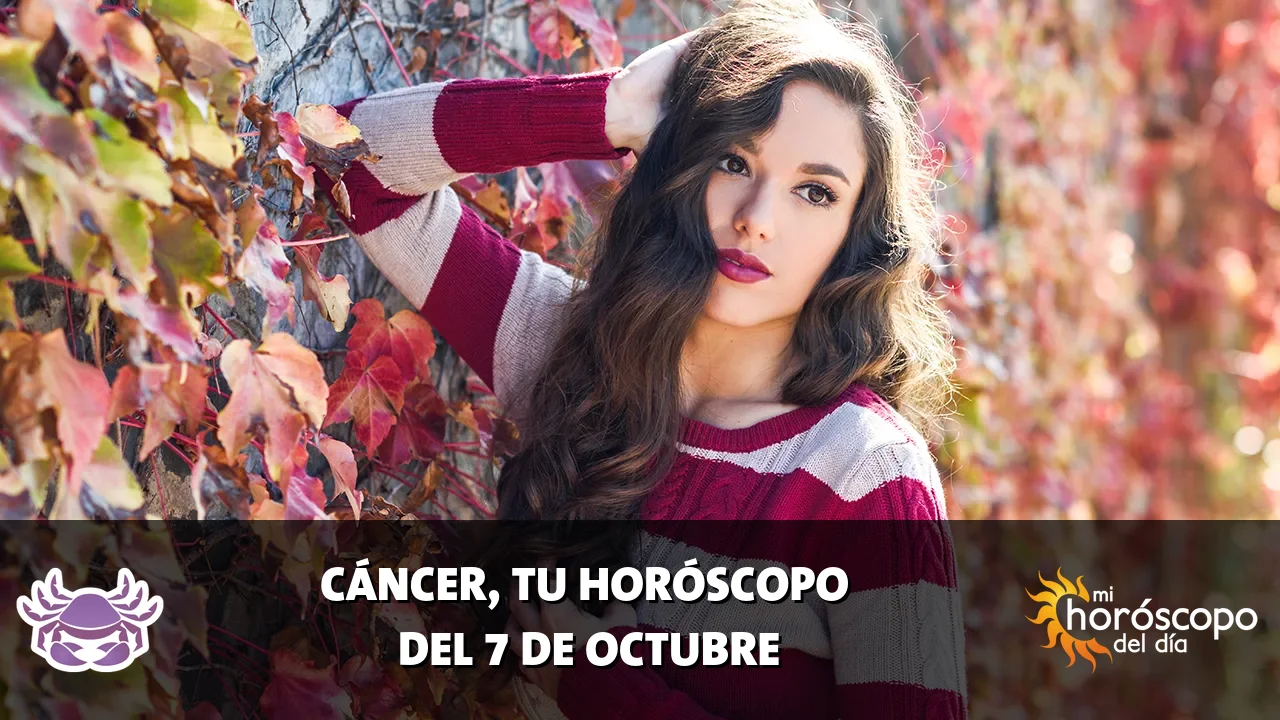 Horóscopo de Cáncer del miércoles 7 de octubre de 2026