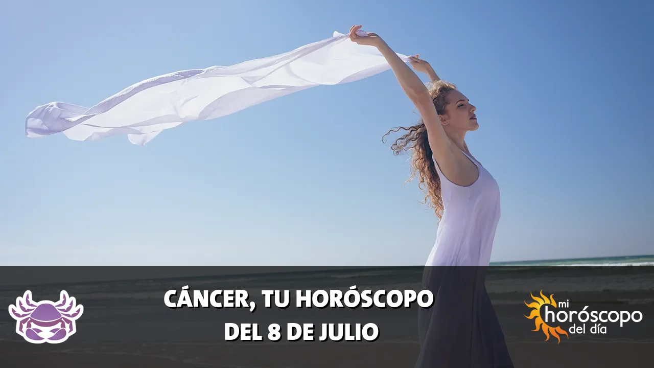 Horóscopo de Cáncer del miércoles 8 de julio de 2026