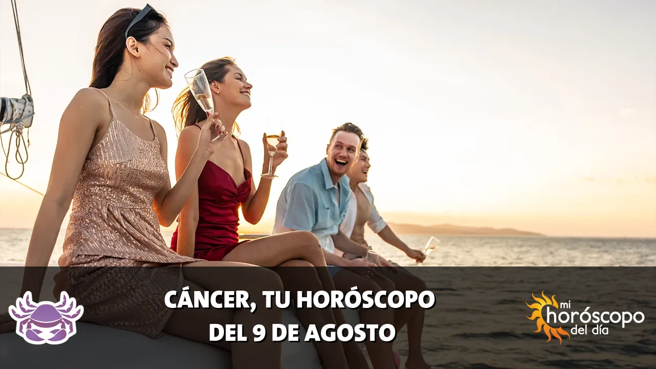 Horóscopo de Cáncer del domingo 9 de agosto de 2026