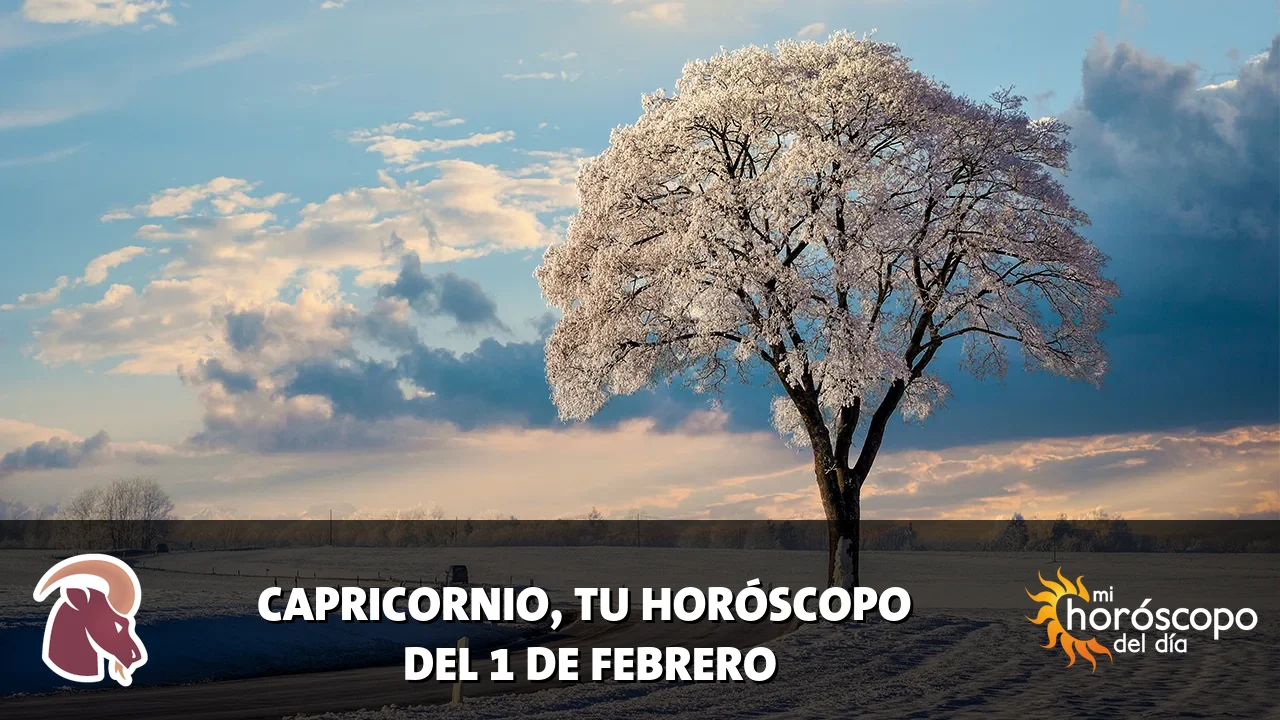 Horóscopo de Capricornio del domingo 1 de febrero de 2026