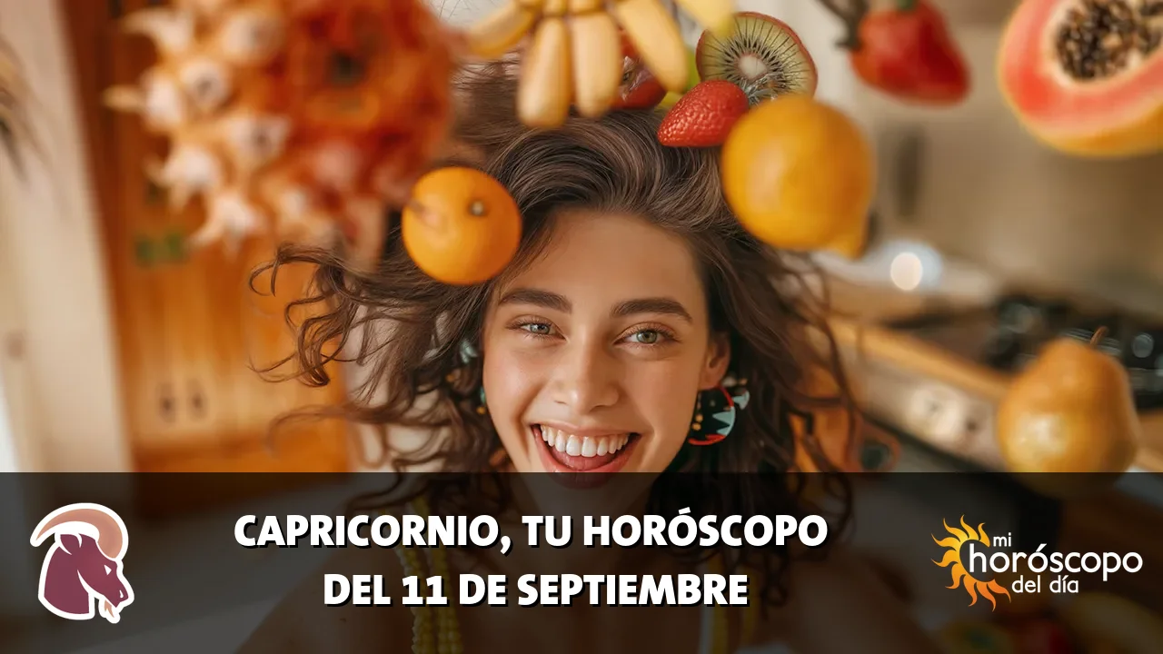 Horóscopo de Capricornio del viernes 11 de septiembre de 2026