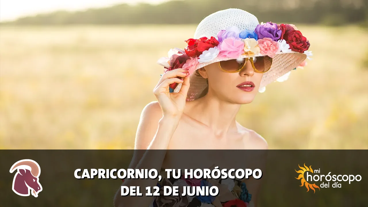 Horóscopo de Capricornio del viernes 12 de junio de 2026