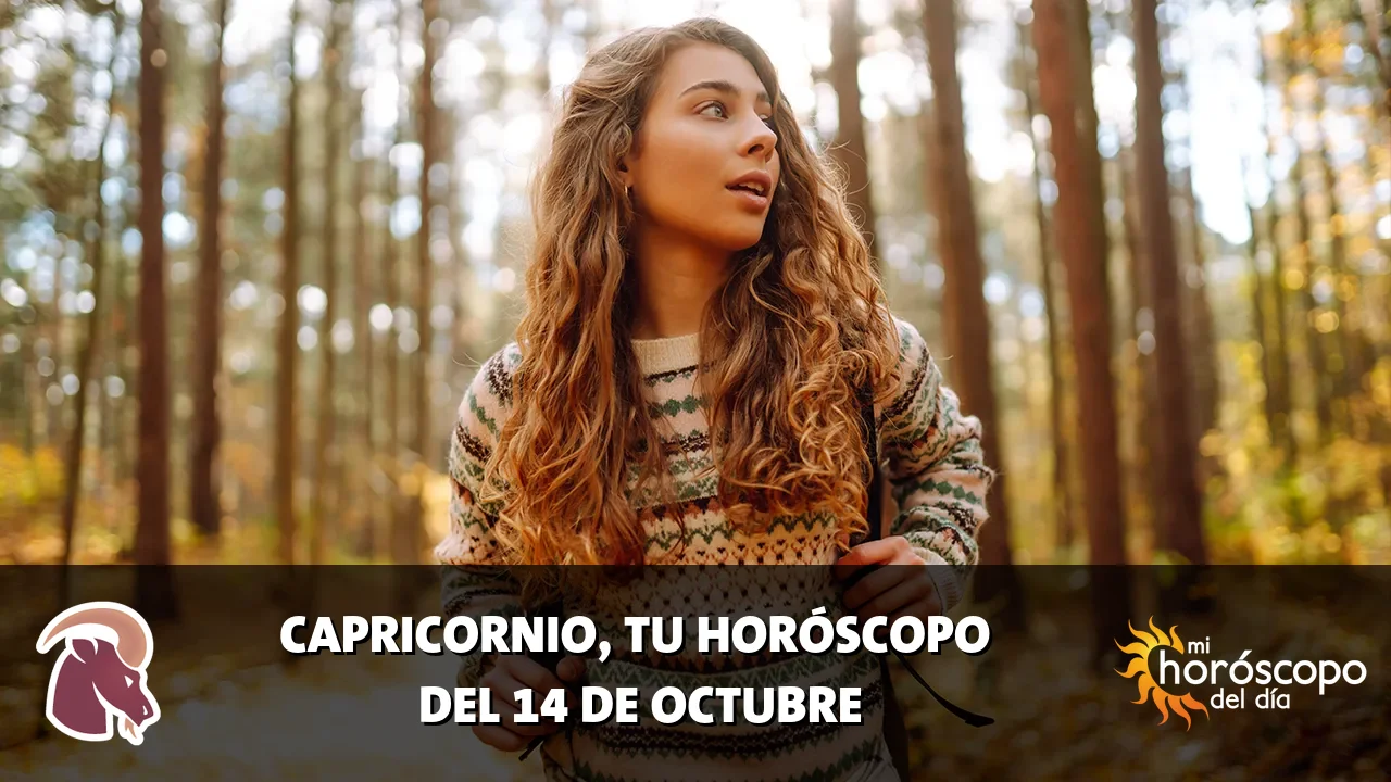 Horóscopo de Capricornio del miércoles 14 de octubre de 2026