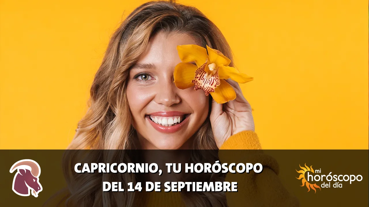 Horóscopo de Capricornio del lunes 14 de septiembre de 2026