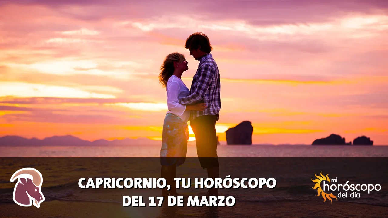 Horóscopo de Capricornio del martes 17 de marzo de 2026