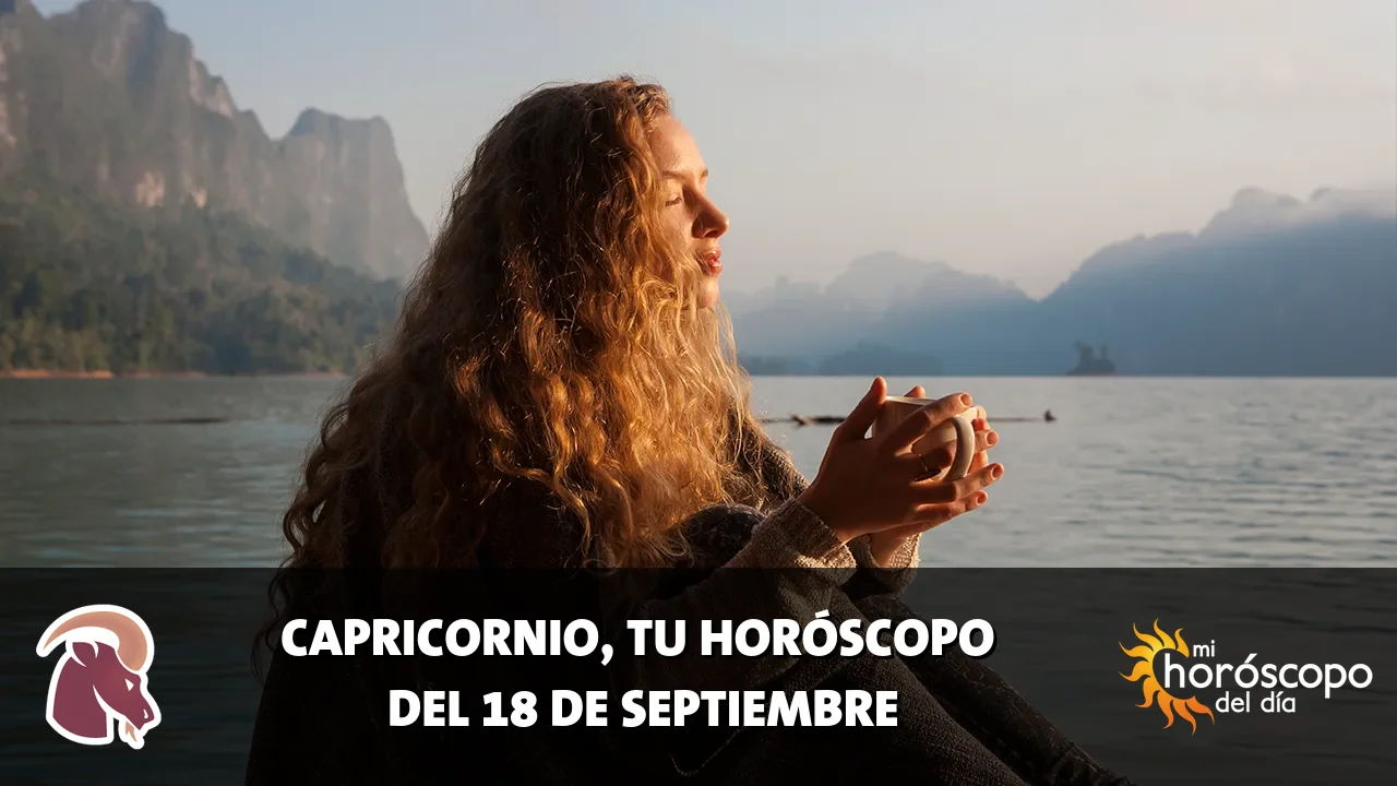 Horóscopo de Capricornio del viernes 18 de septiembre de 2026