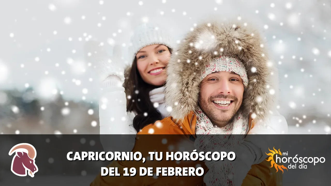 Horóscopo de Capricornio del jueves 19 de febrero de 2026