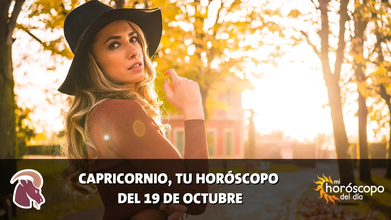 Horóscopo de Capricornio del lunes 19 de octubre de 2026