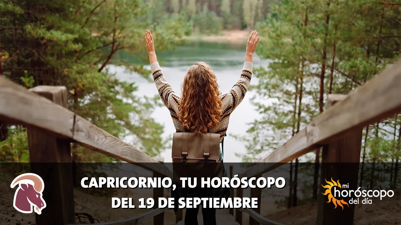 Horóscopo de Capricornio del sábado 19 de septiembre de 2026