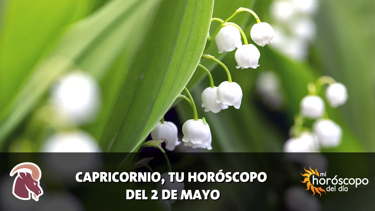 Horóscopo de Capricornio del sábado 2 de mayo de 2026