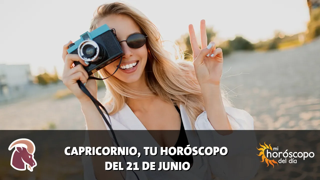 Horóscopo de Capricornio del domingo 21 de junio de 2026