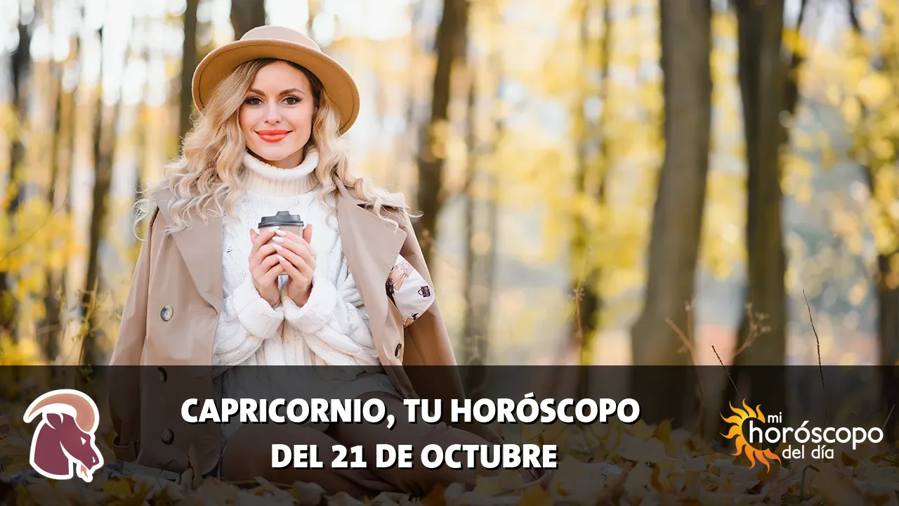 Horóscopo de Capricornio del miércoles 21 de octubre de 2026