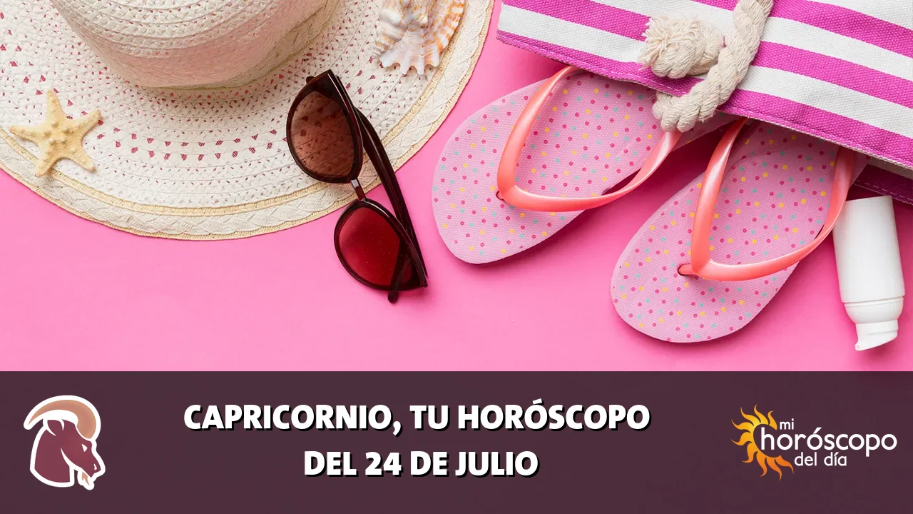 Horóscopo de Capricornio del viernes 24 de julio de 2026