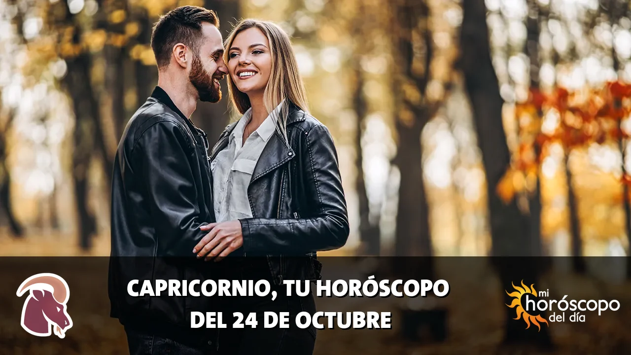 Horóscopo de Capricornio del sábado 24 de octubre de 2026