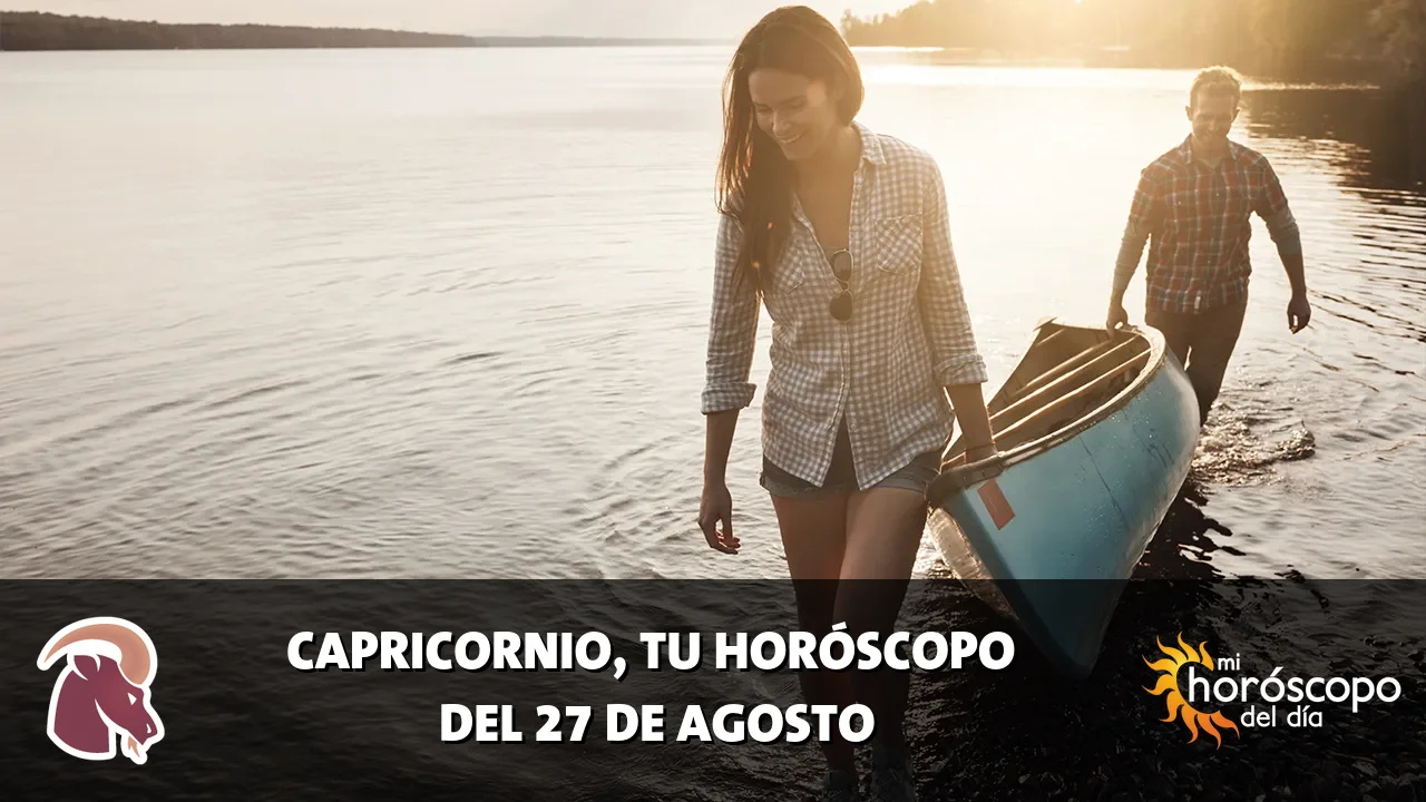Horóscopo de Capricornio del jueves 27 de agosto de 2026