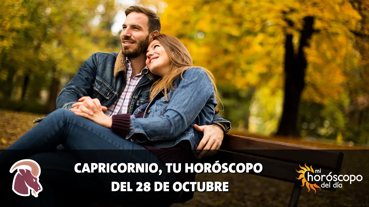 Horóscopo de Capricornio del miércoles 28 de octubre de 2026