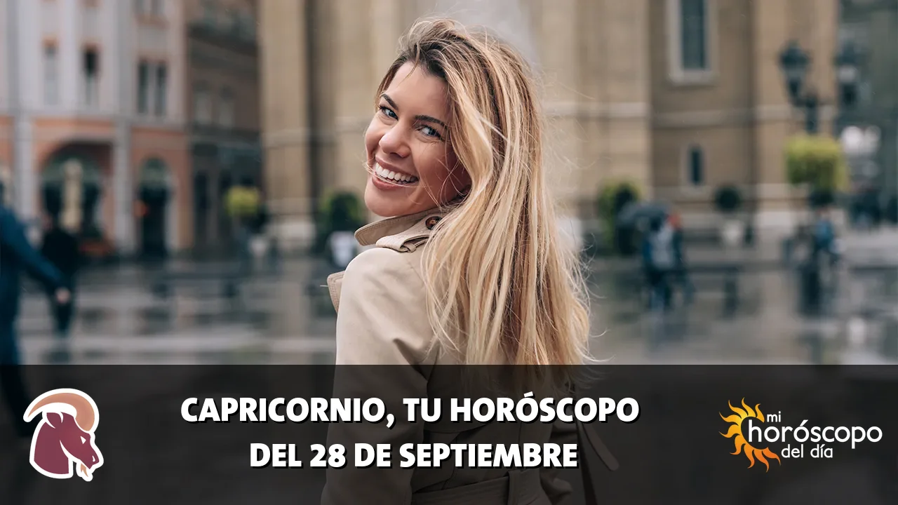 Horóscopo de Capricornio del lunes 28 de septiembre de 2026