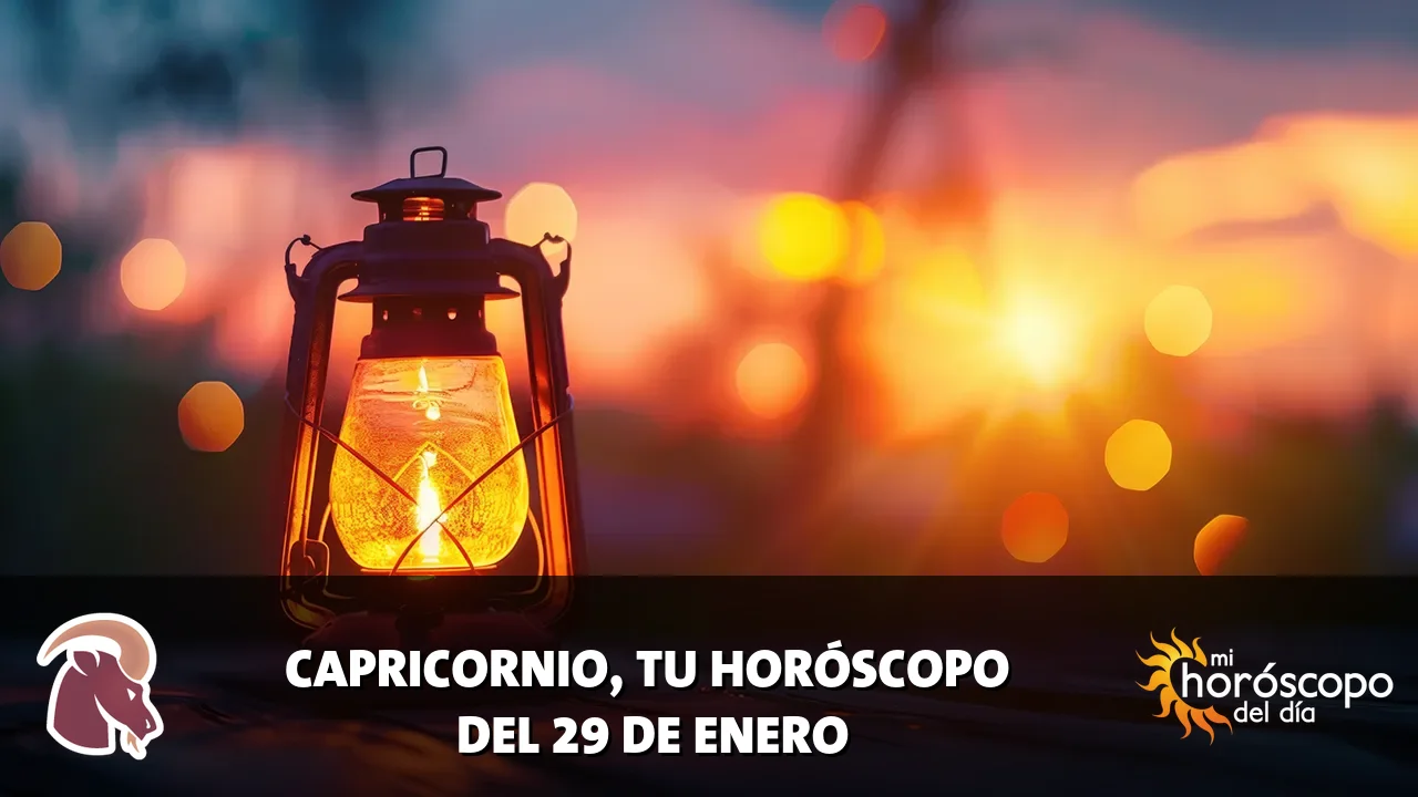 Horóscopo de Capricornio del jueves 29 de enero de 2026